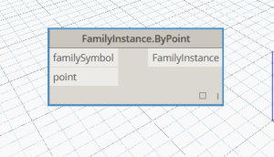 Family instance by point